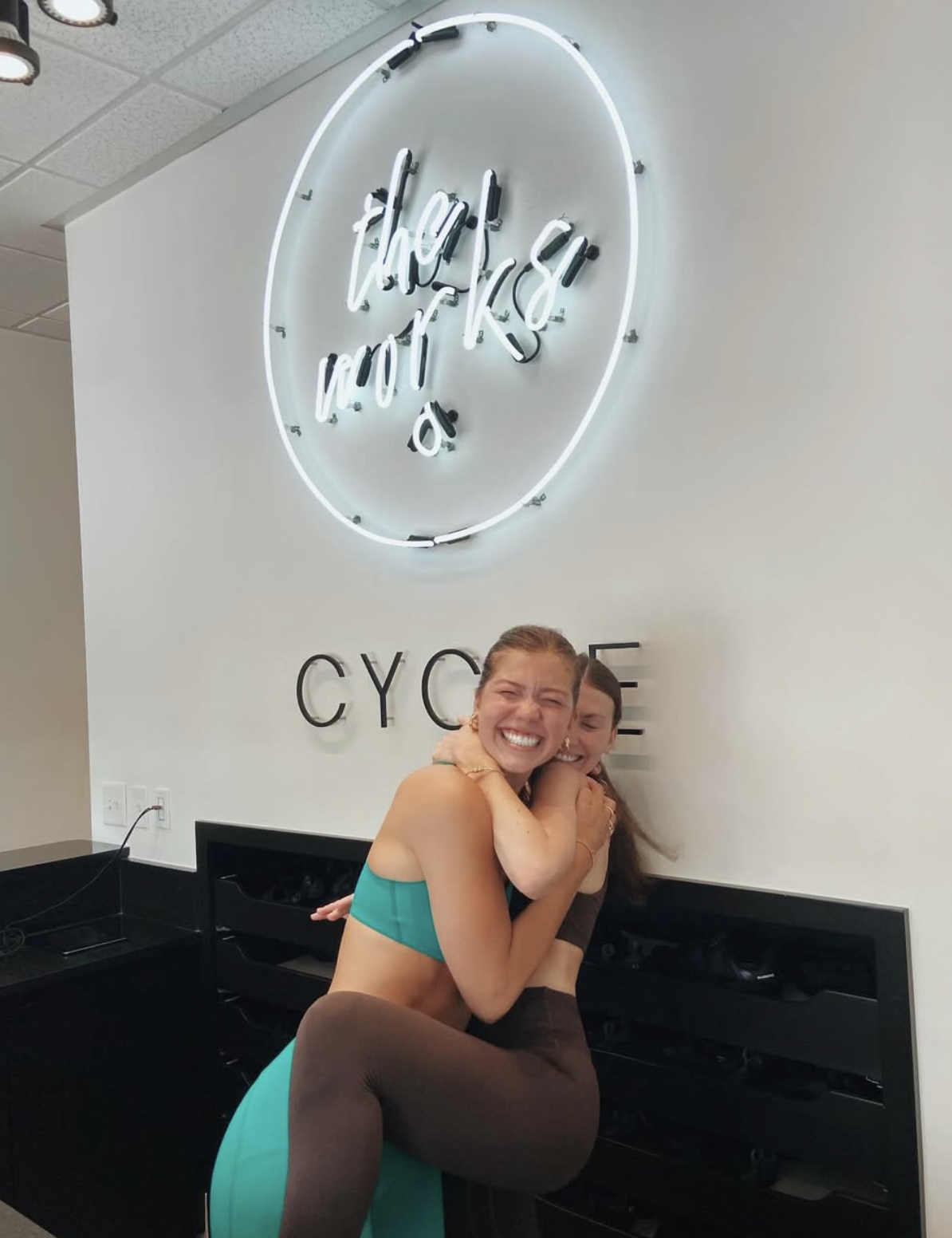 Kiley Phelan in a yoga pose